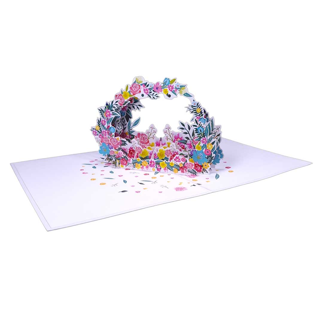 3D Pop-Up Karte - Auswechselbare Nummer