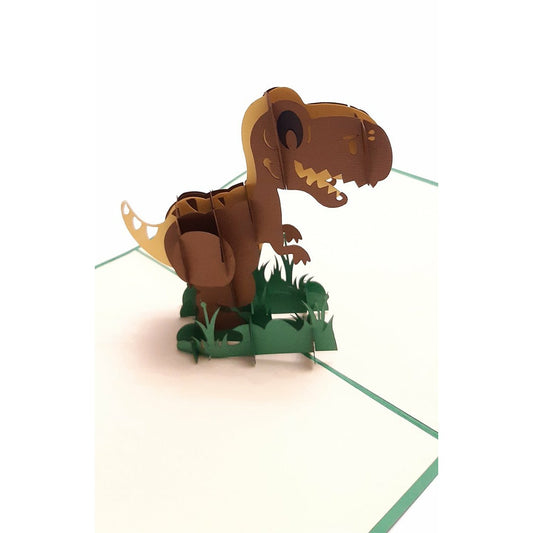 3D Pop-Up Karte - Dinosaurier