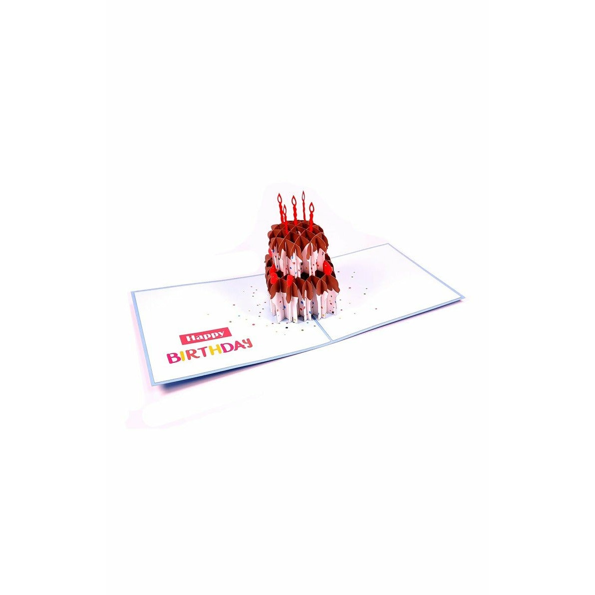 3D Pop-Up Karte - Geburtstagskuchen