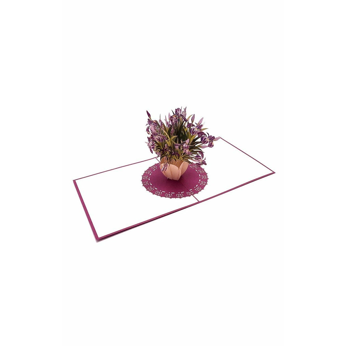 3D Pop-Up Karte - Iris