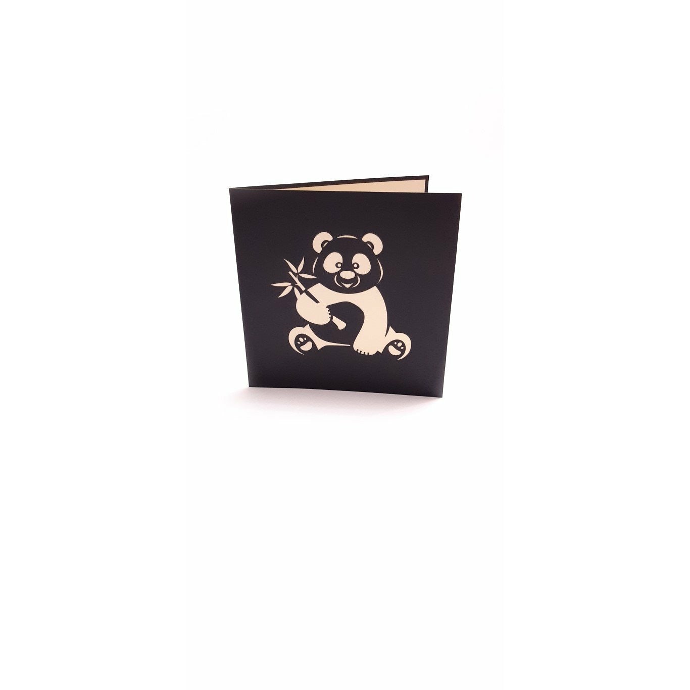 3D Pop-Up Karte - Panda