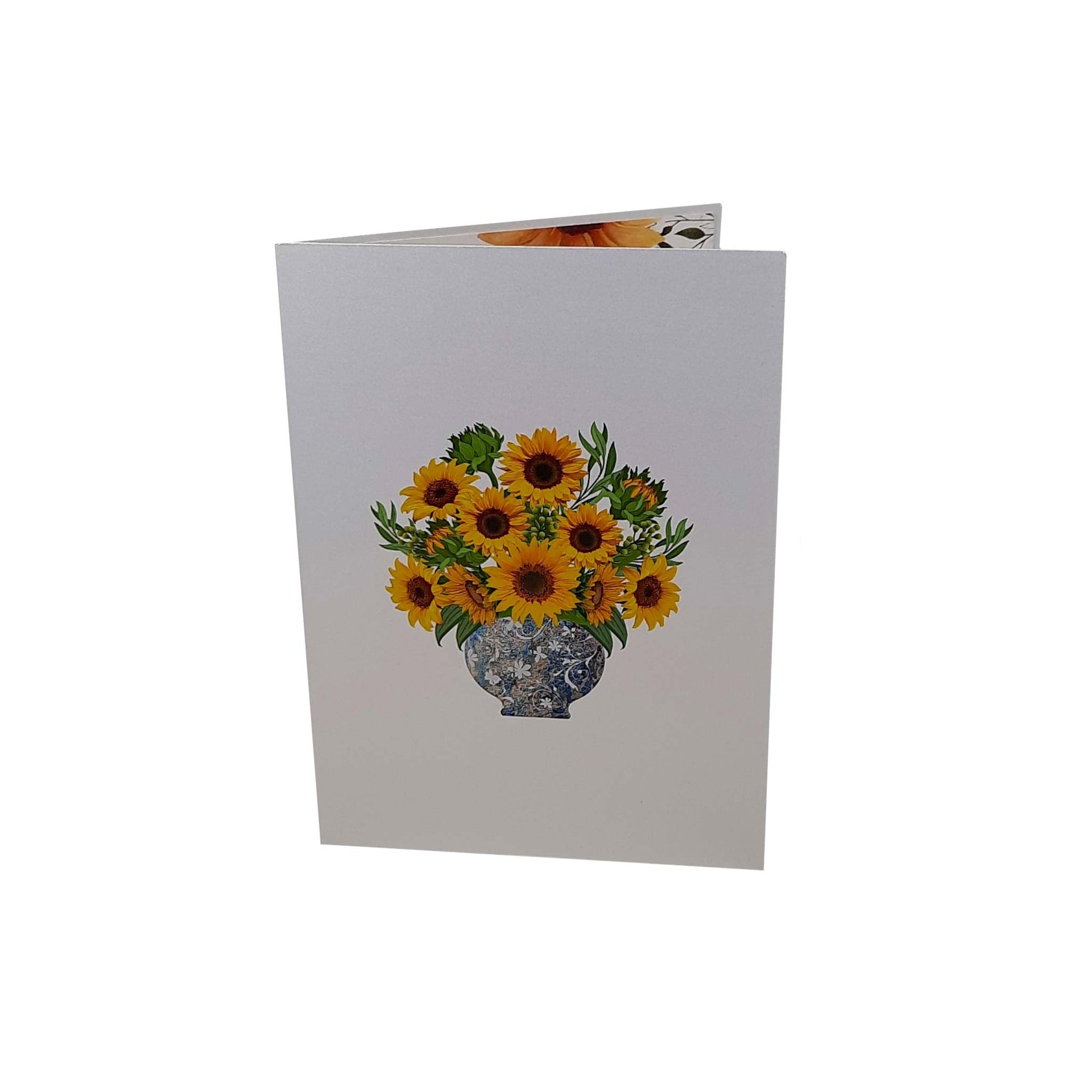 3D Pop-Up Karte - Sonnenblume 13x18 cm