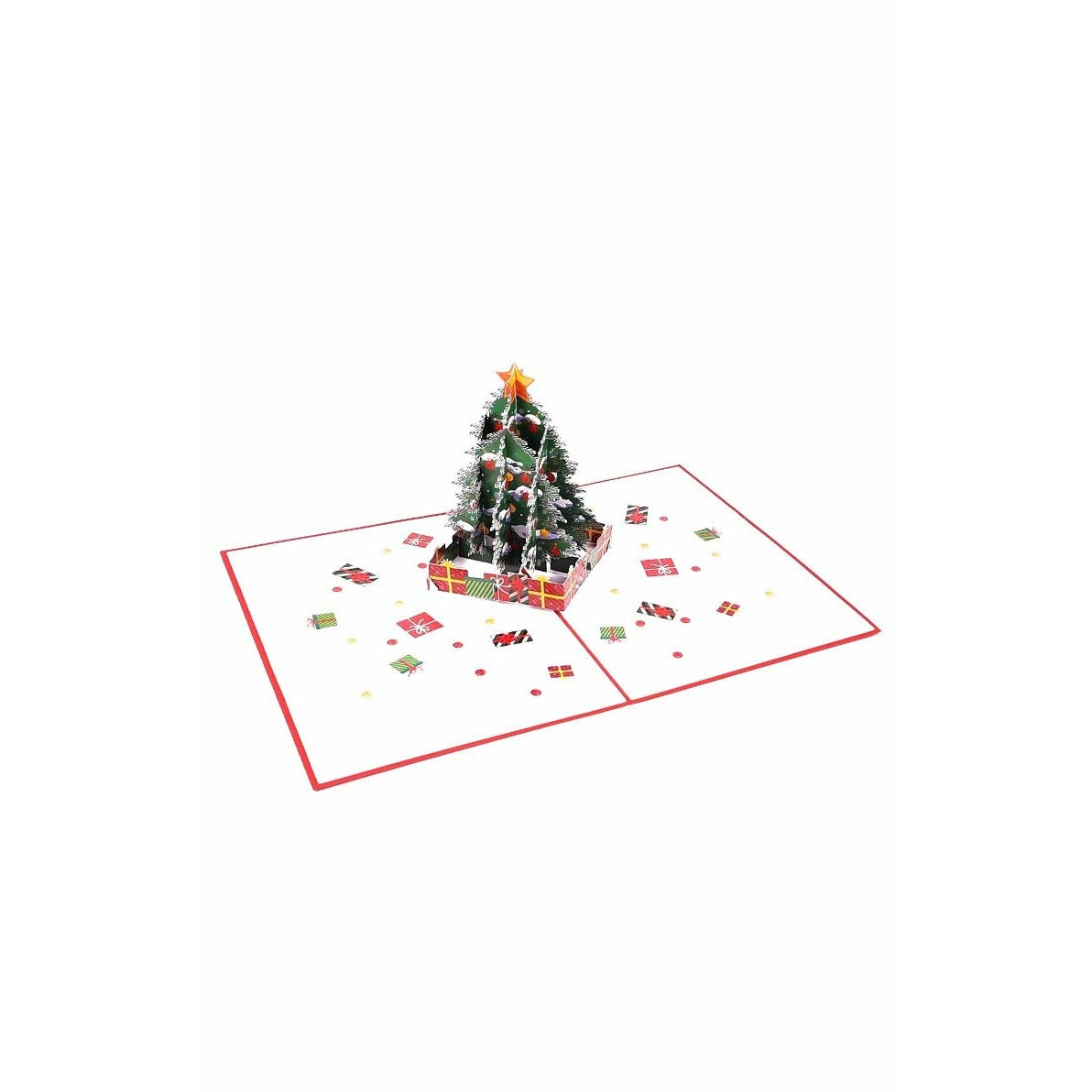 3D Pop-Up Karte - Weihnachtsbaum