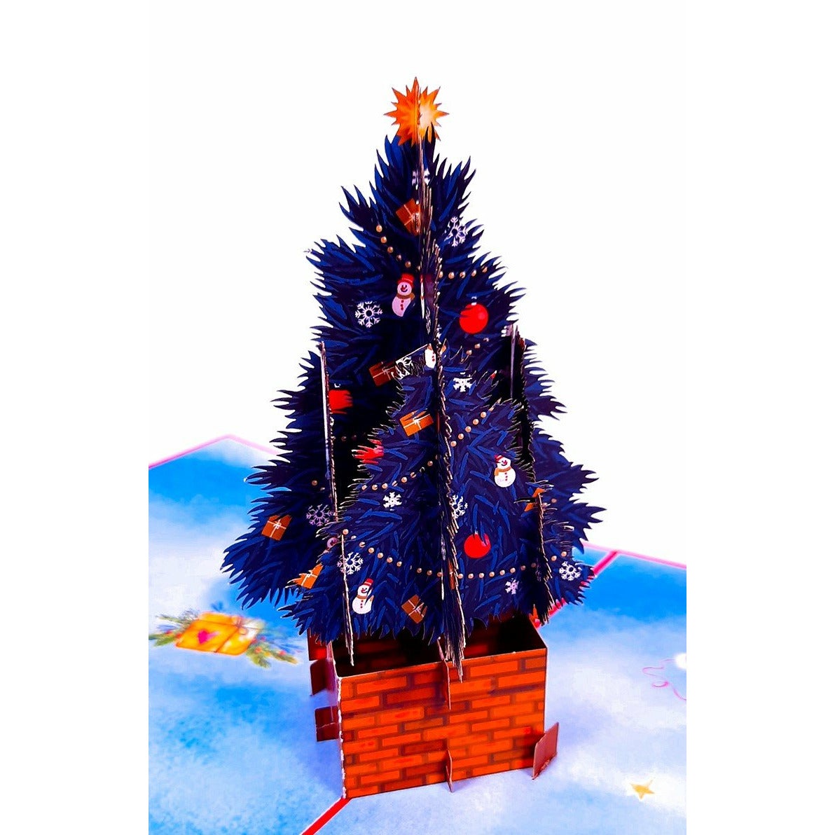 3D Pop-Up Karte - Weihnachtsbaum 2