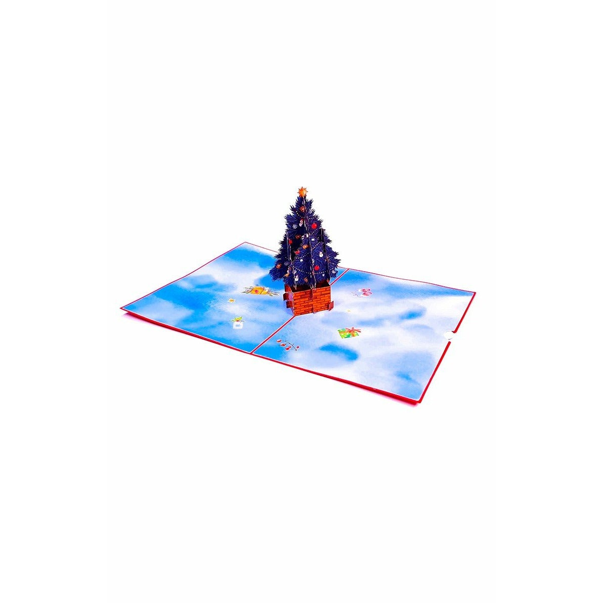 3D Pop-Up Karte - Weihnachtsbaum 2